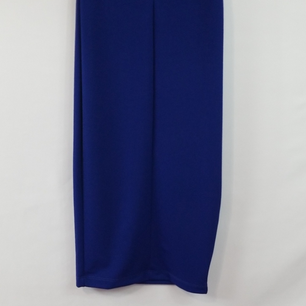 π Navy Blue Bodycon Side Zipper - Picture 8 of 8